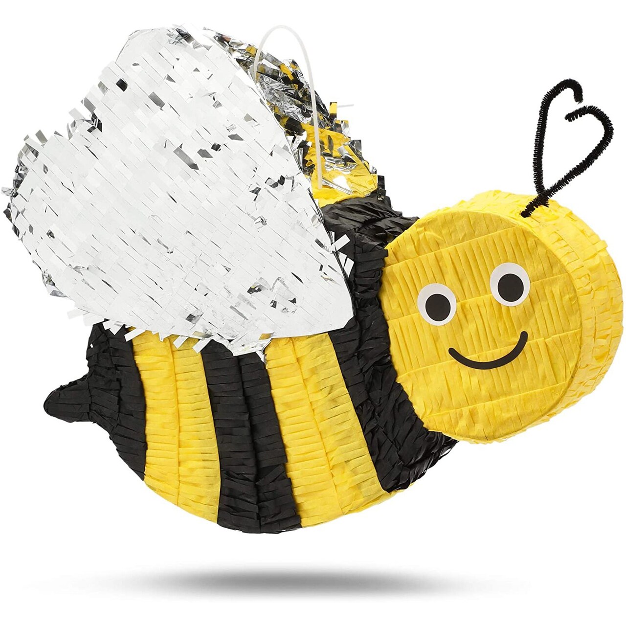 Small Bumble Bee Pinata for What Will It Bee Gender Reveal Party Supplies,  Baby Shower, Birthday Decorations (15.5 x 13 In)